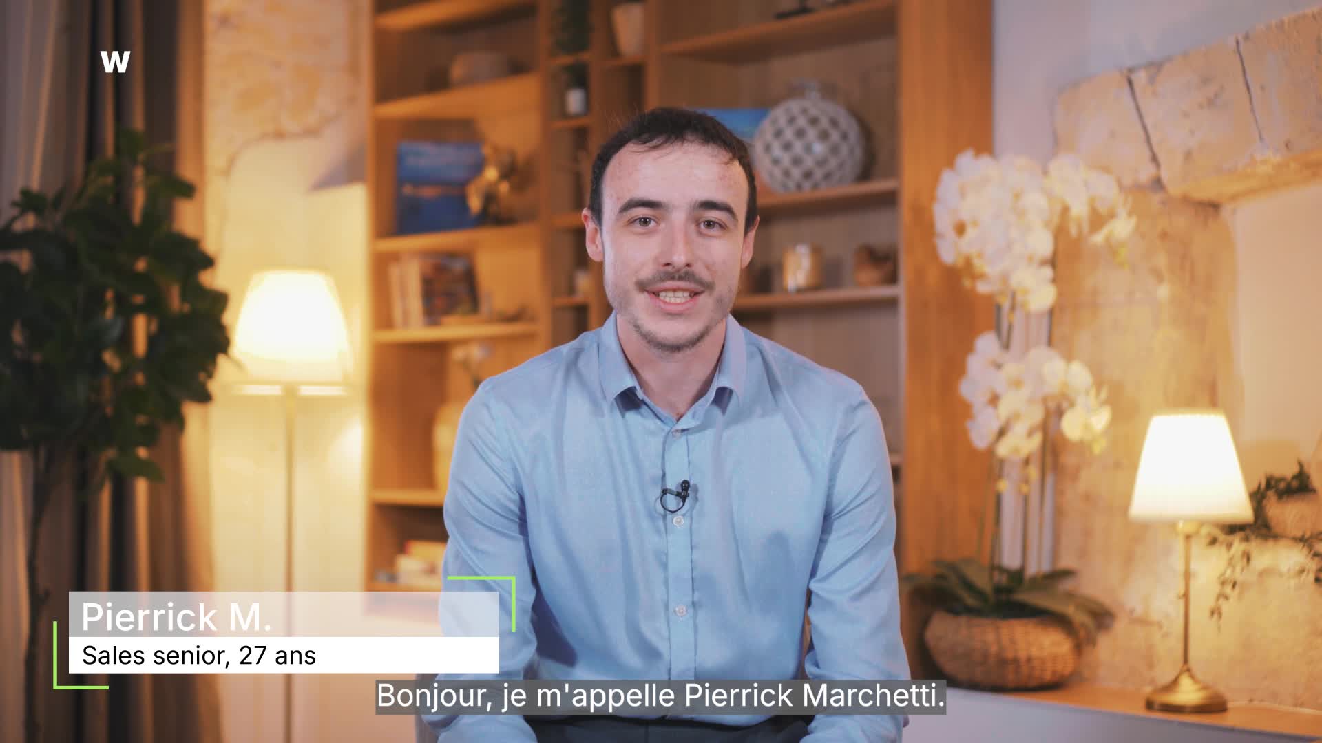 Pierrick, commercial senior