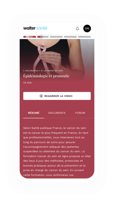 Dépistage, diagnostic et suivi du cancer du sein