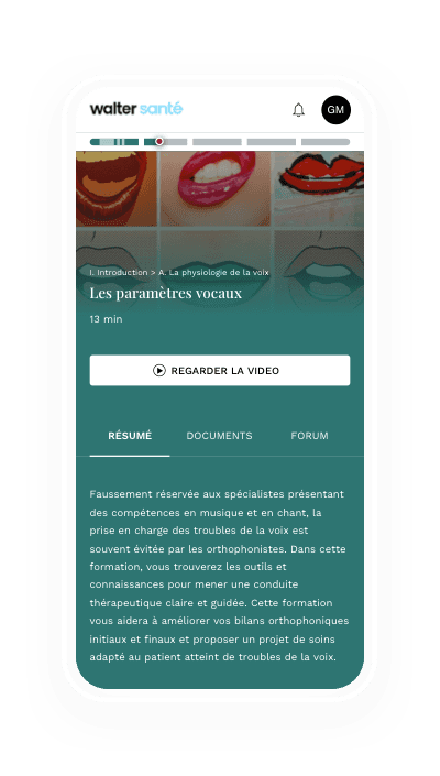Accompagnez vos patients présentant des troubles de la voix