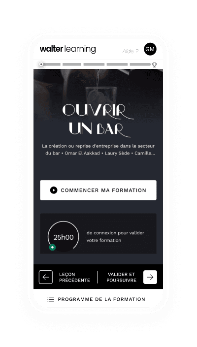 Ouvrez votre bar